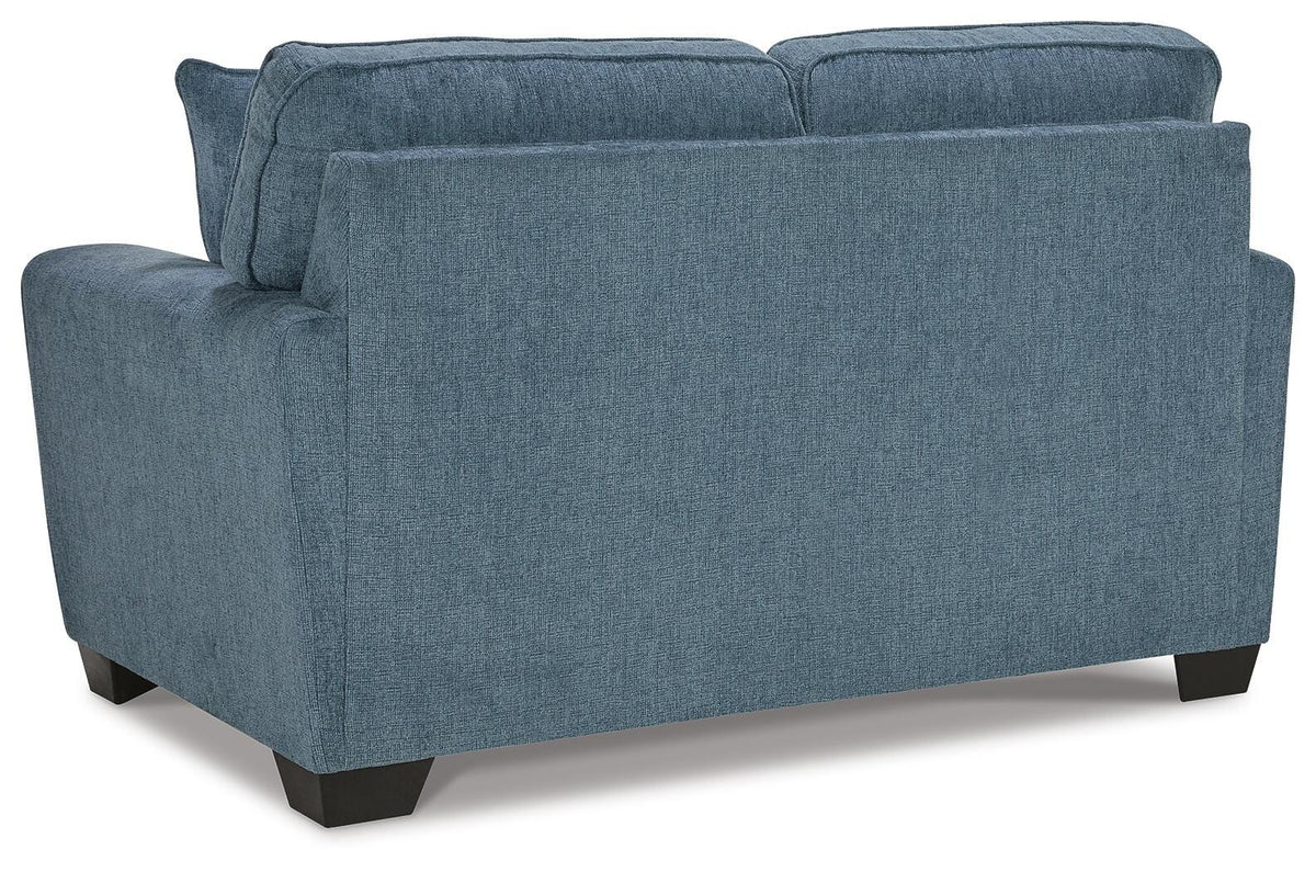 Corvin Loveseat in Blue