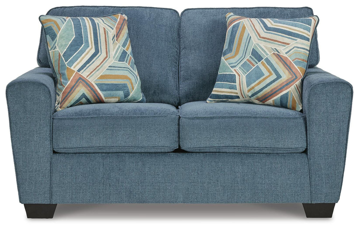 Corvin Loveseat in Blue