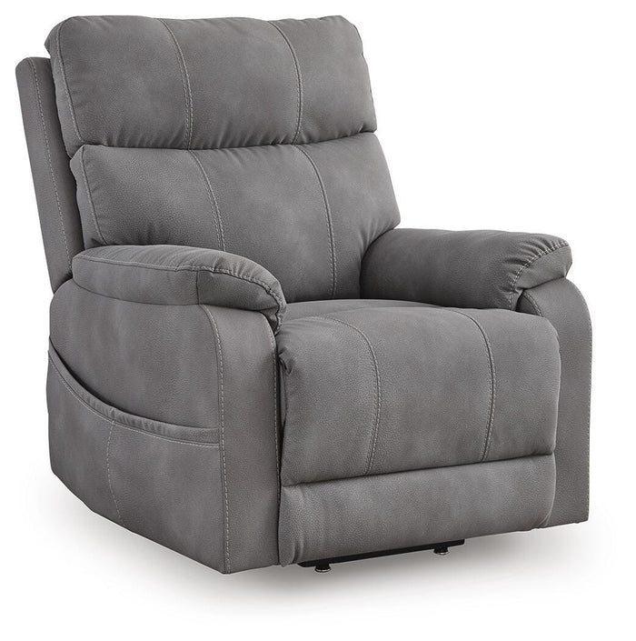 Arlen Power Lift Recliner in Slate