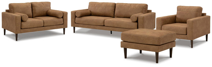 Delano Vale Sofa with Loveseat and Chair and Ottoman