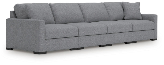 Tallow 4-Piece Sofa in Salt and Pepper
