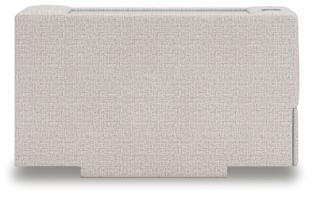 Tallow 5-Piece Sectional with Audio Consoles in Stone