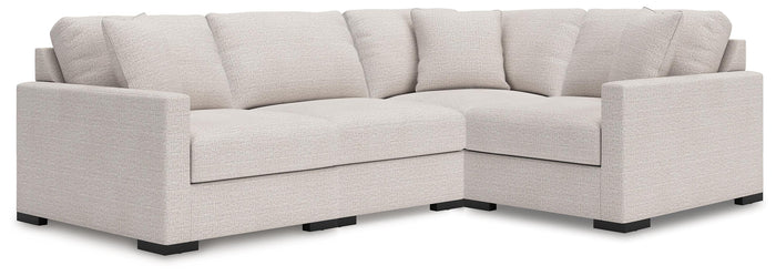 Tallow 4-Piece Sectional in Stone Default