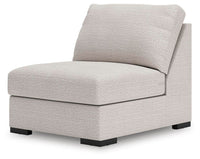 Tallow 4-Piece Sectional with Storage Console in Stone
