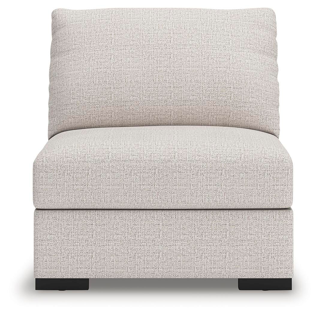 Tallow 6-Piece Sectional with Storage Console in Stone