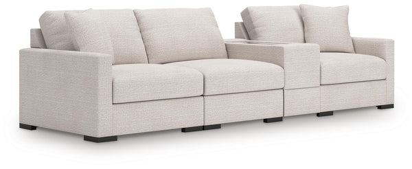 Omaha by Ashley 4-Piece Sectional with Storage Console