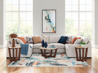 Tallow 6-Piece Sectional in Stone Next-Gen Nuvella™