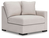 Tallow 4-Piece Sectional with Audio Console in Stone