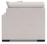 Tallow 4-Piece Sectional with Storage Console in Stone