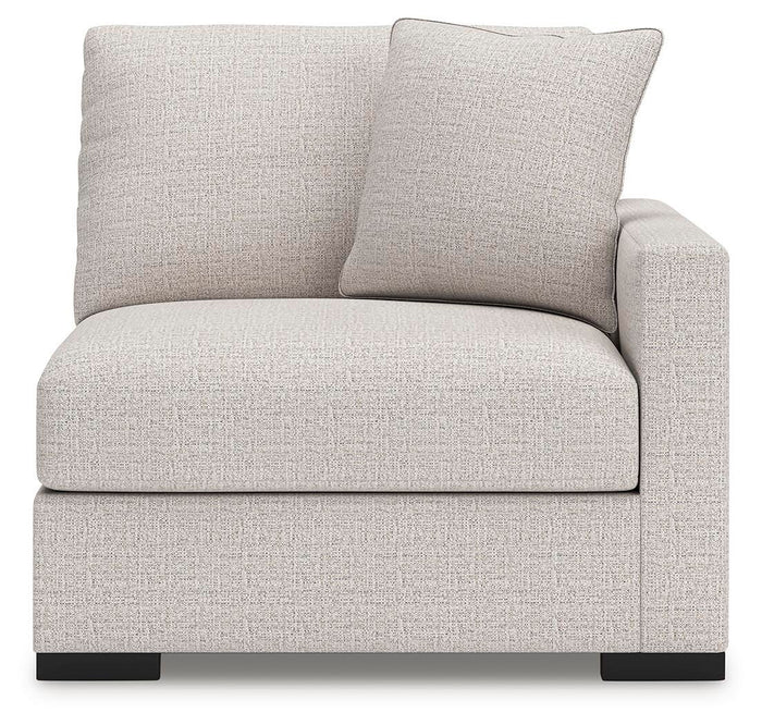 Tallow 8-Piece Sectional with Audio System and Chaise in Stone