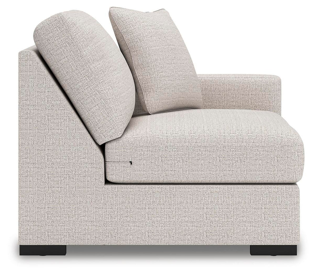 Tallow 6-Piece Sectional with Storage Console in Stone