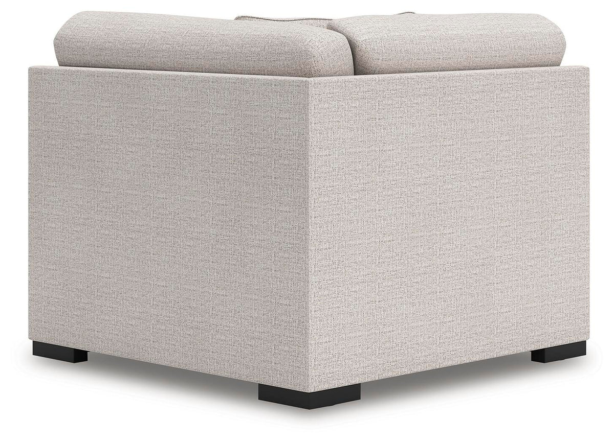 Tallow 6-Piece Sectional with Storage Console in Stone