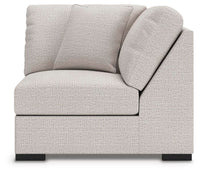 Tallow 6-Piece Sectional with Storage Console in Stone