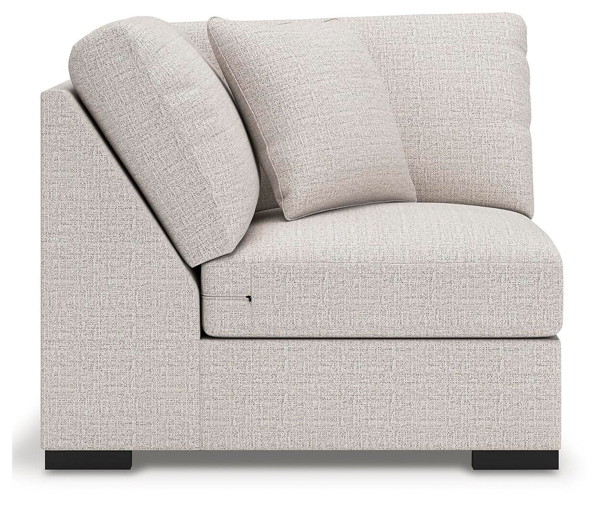 Tallow 6-Piece Sectional with Storage Console in Stone