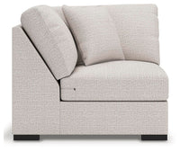 Tallow 6-Piece Sectional with Storage Console in Stone