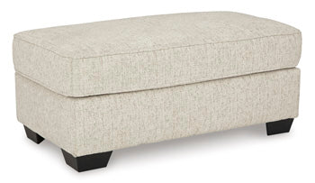 Josie Ottoman in Quartz