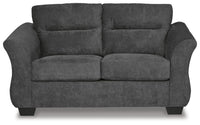 Kadric Loveseat in Gunmetal