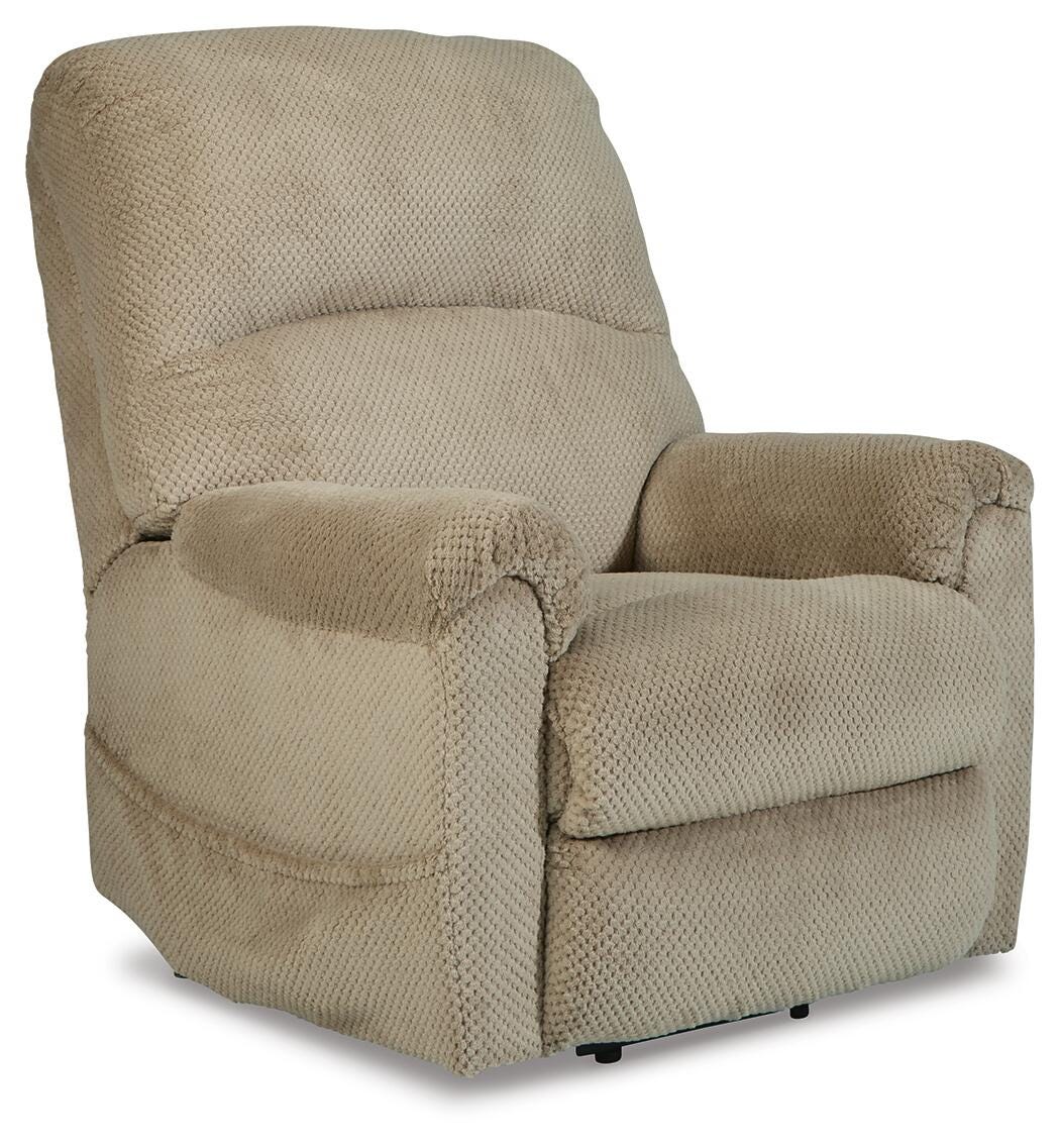 Alderfield Power Lift Recliner in Toast
