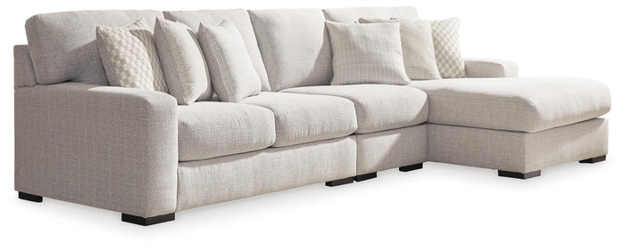 Jervis 3-Piece Sectional with Chaise in Stone III