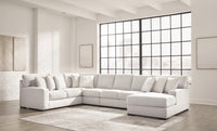 Jervis 5-Piece Sectional with Chaise in Stone II