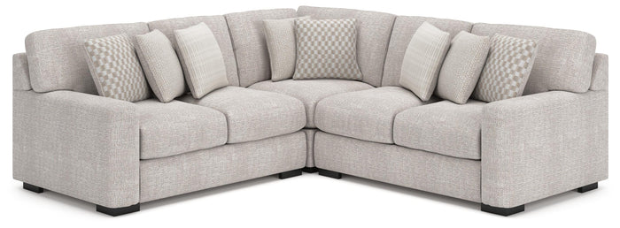 Jervis 3-Piece Sectional in Stone