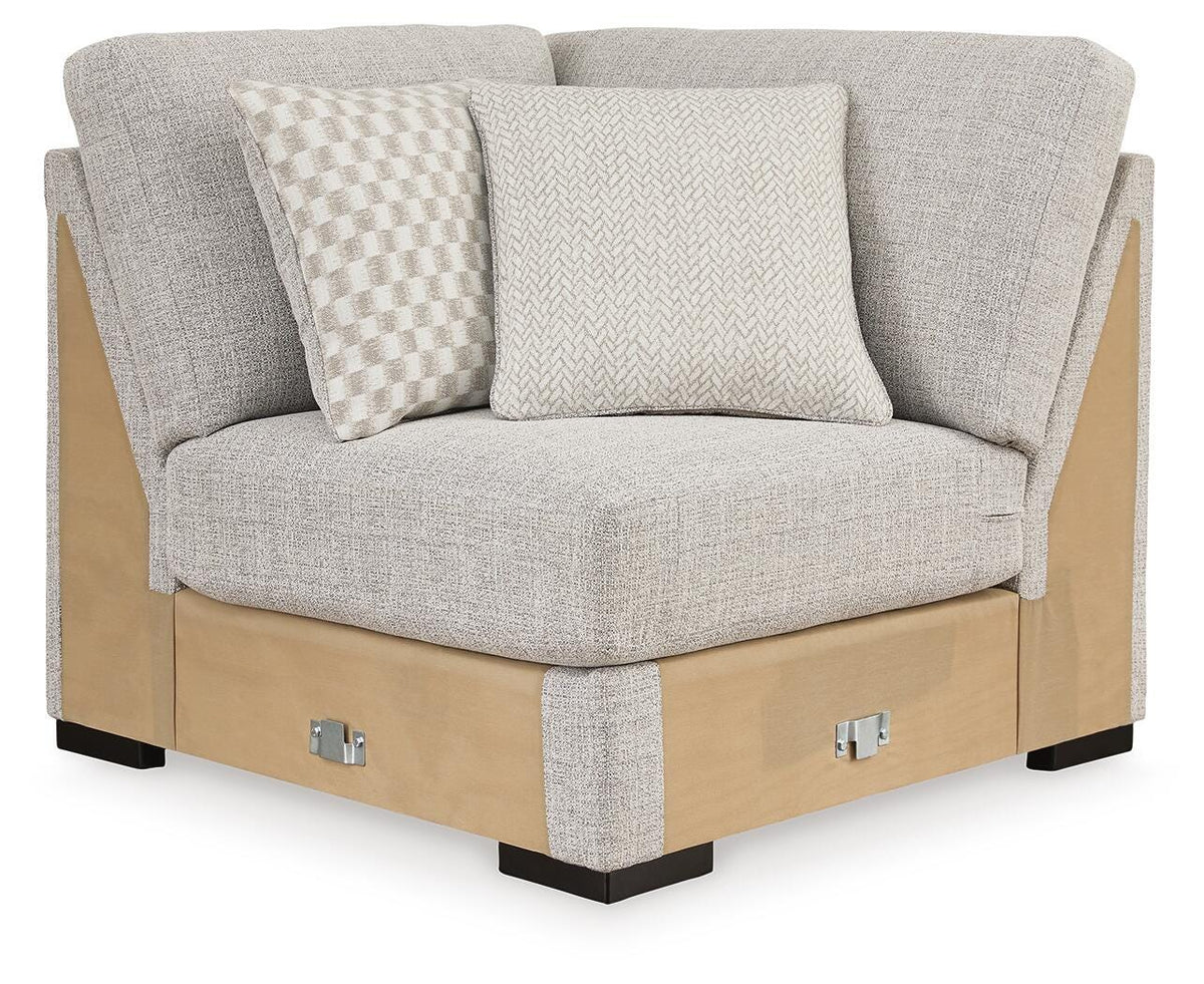 Jervis 6-Piece Sectional with Chaise in Stone II