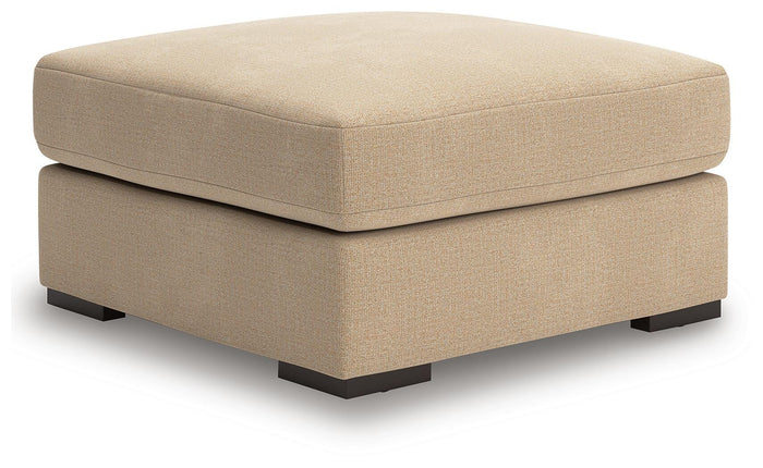 Jervis Oversized Accent Ottoman in Dune