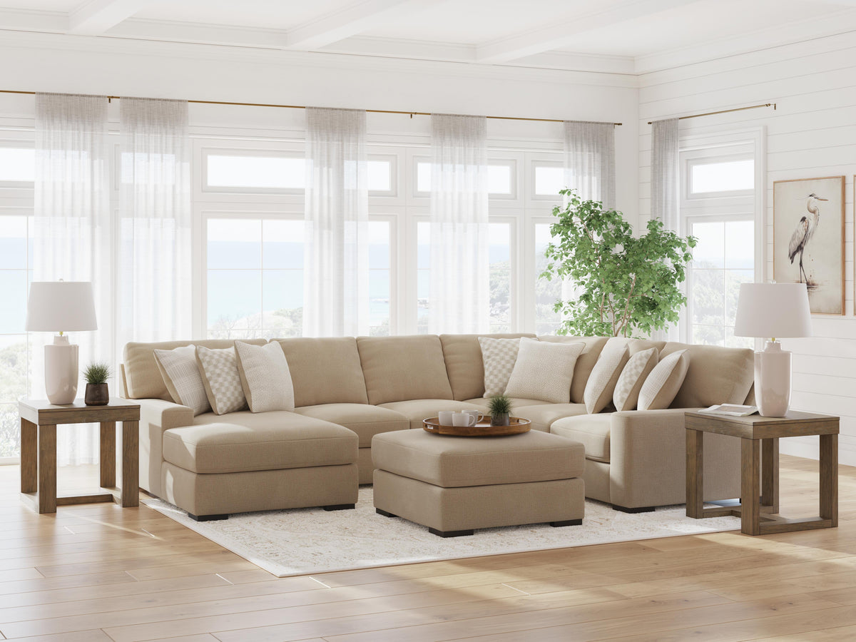 Jervis 4-Piece Sectional with Chaise in Dune II