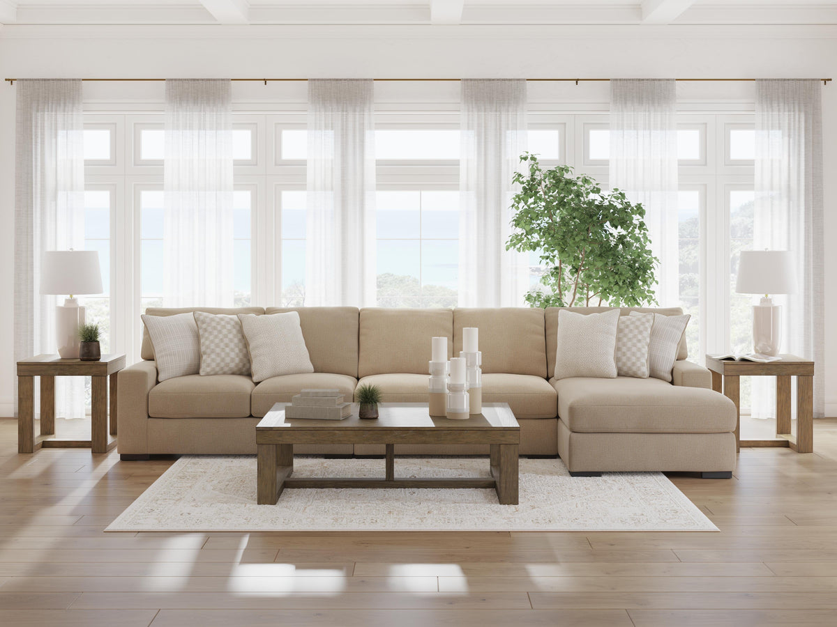 Jervis 3-Piece Sectional with Chaise in Dune III