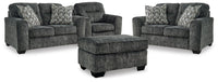 Torin 2 Loveseats with Oversized Chair and Ottoman