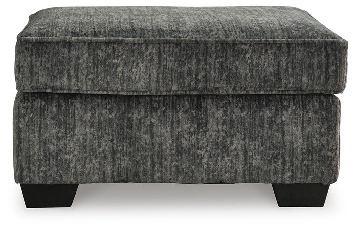 Torin Ottoman in Gunmetal