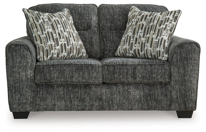 Torin Loveseat in Gunmetal