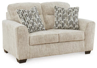Torin Sofa and Loveseat in Parchment