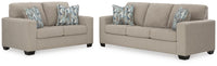Nambucca Sofa and Loveseat in Parchment