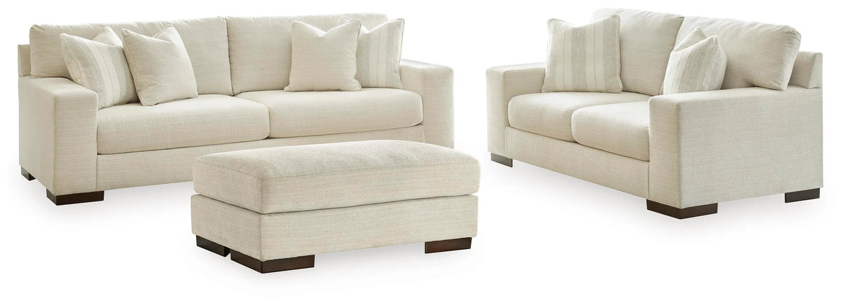 Marlowe Sofa with Loveseat and Ottoman