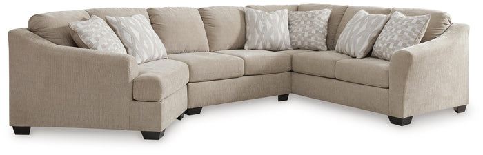 Georgia 3-Piece Sectional with Cuddler