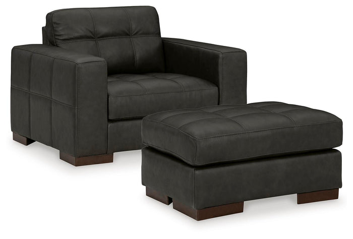 Ironvale Bay Oversized Chair and Ottoman