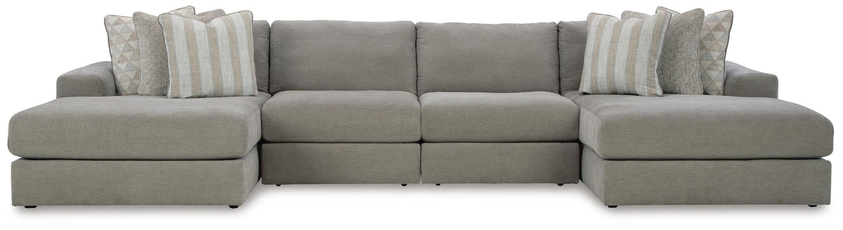 Brinley 4-Piece Double Chaise Sectional