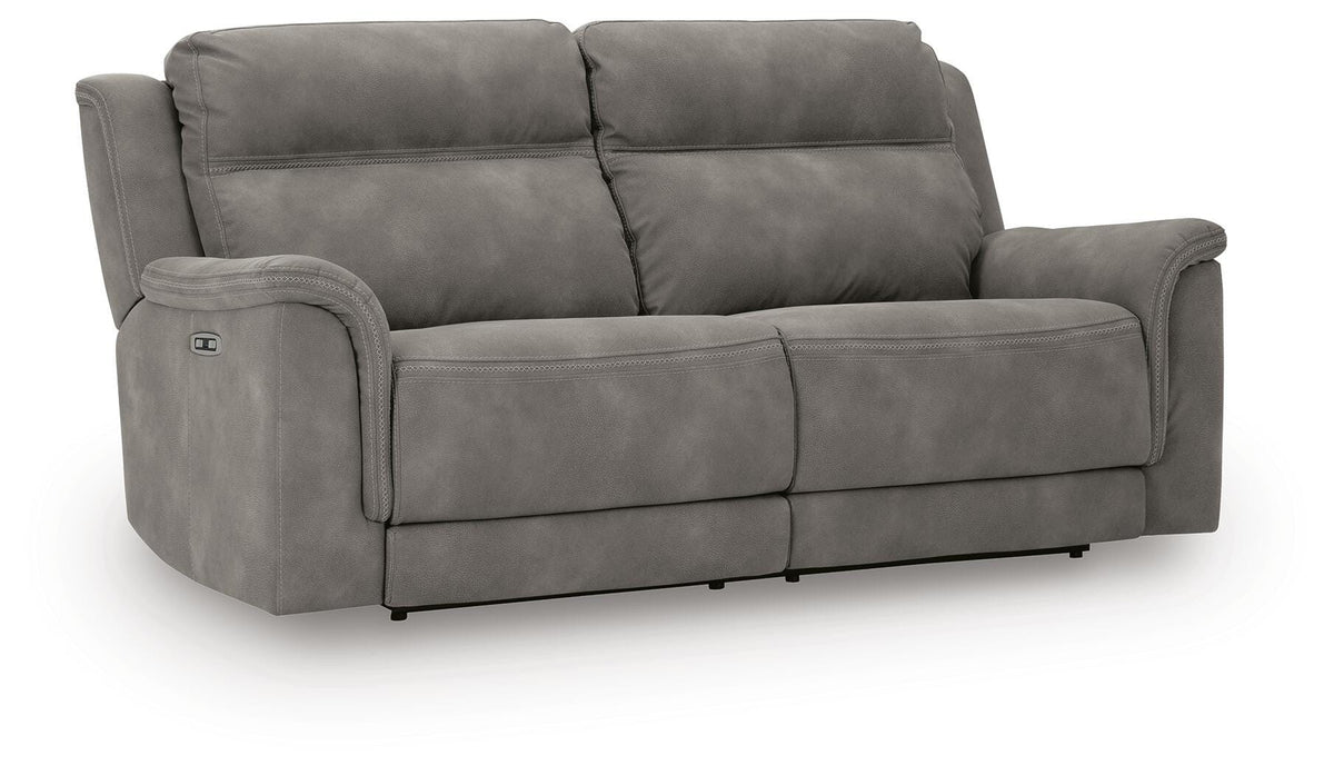 Arlen Power Reclining Sofa in Slate III