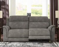 Arlen Power Reclining Sofa in Slate III