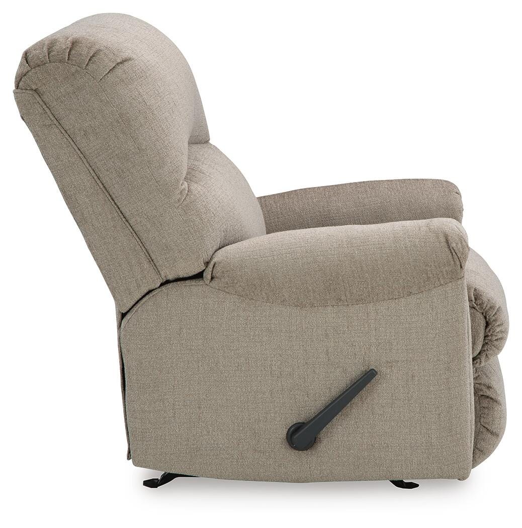 Bexley Sofa and Recliner in Taupe