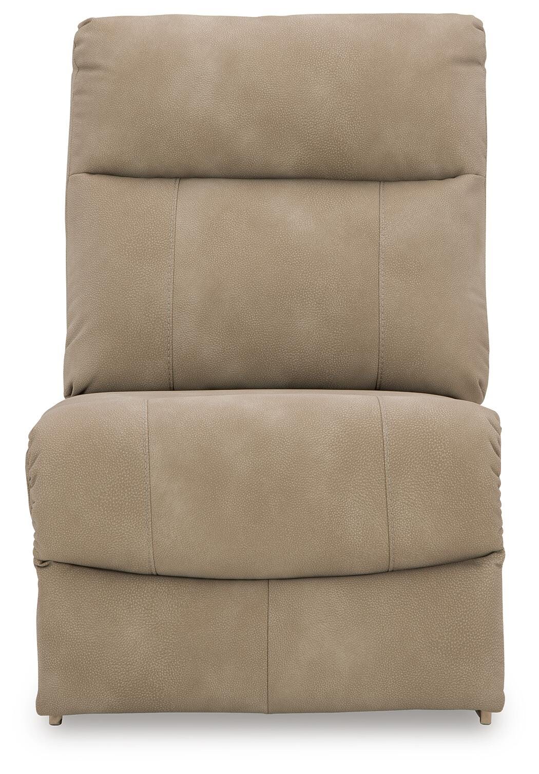 Arlen 6-Piece Power Reclining Sectional in Sand Microfiber