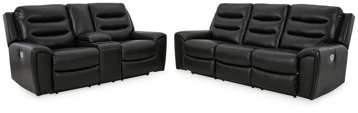 Verve Bay Power Reclining Sofa and Loveseat