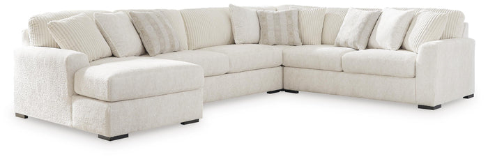 Solenne Bay 4-Piece Sectional with Chaise