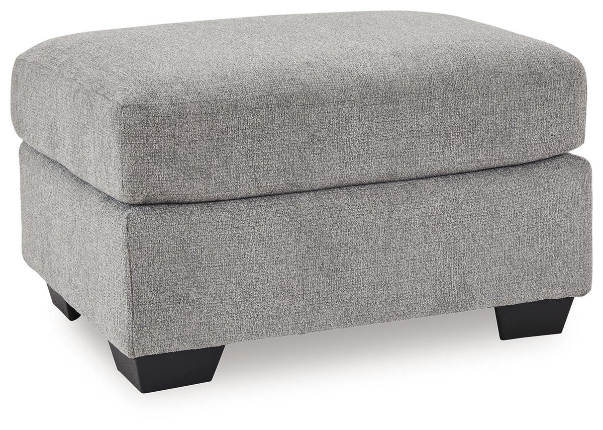 Harlan Bay Ottoman in Flint