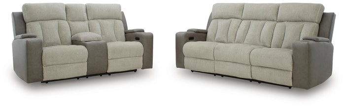 Fernbrook Power Reclining Sofa and Loveseat