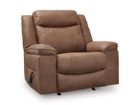 Orbit Bay Recliner in Caramel