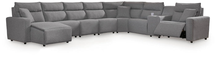 Kade 8-Piece Power Reclining Sectional with Console