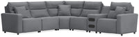 Kade 6-Piece Reclining Sectional with Audio Console