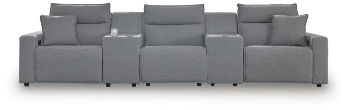 Kade 5-Piece Power Reclining Sectional with Consoles